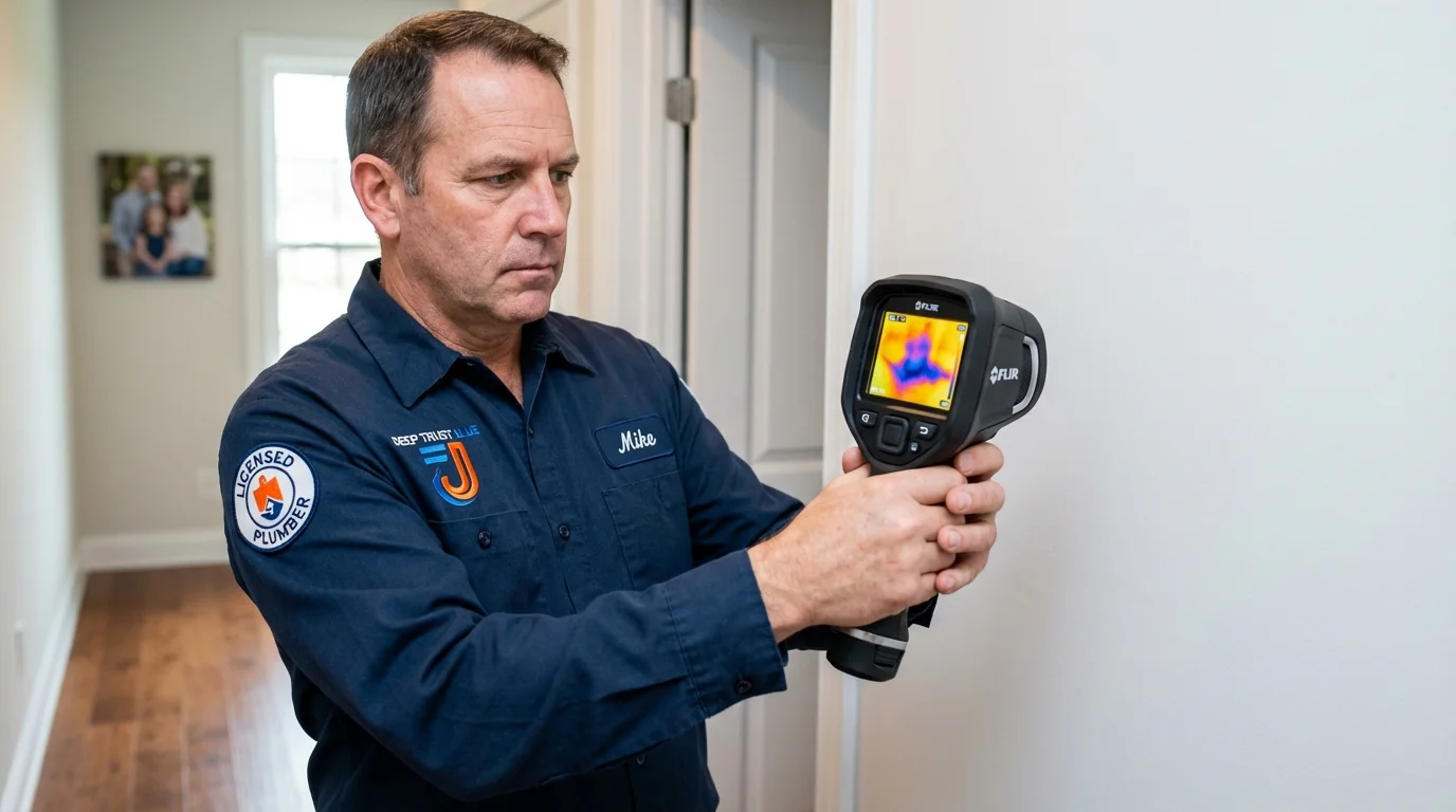 Thermal imaging leak detection by Johns Plumbing LLC in Virginia City